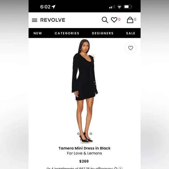 For Love and Lemons Tamera Mini Dress - Picture 7 of 7